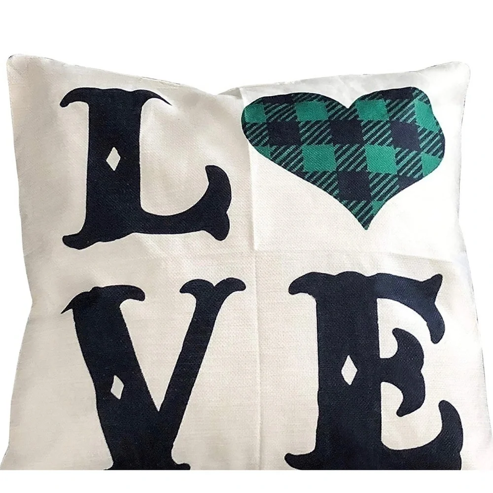 Farmhouse Pillow Cover Set 18 x 18 NEW